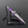 18cm Valorant Weapon VCT LOCKIN Premium Edition Game Metal Kunai Series Sword Unsharpened No Leather Case 3 - Valorant Gifts