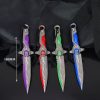 18cm Valorant Weapon VCT LOCKIN Premium Edition Game Metal Kunai Series Sword Unsharpened No Leather Case 4 - Valorant Gifts