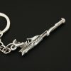 5cm Valorant Weapon Vandal Mini Ghost Sovereign Silver Game Accessories Metal Keychain Ornaments Collection Decorative Gift 1 - Valorant Gifts