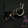 8cm Valorant Weapon Vandal Exclusive Edition Prelude To Chaos Metal Material Weapon Model Keychain Game Peripheral 1 - Valorant Gifts