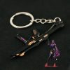 8cm Valorant Weapon Vandal Exclusive Edition Prelude To Chaos Metal Material Weapon Model Keychain Game Peripheral 4 - Valorant Gifts