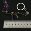 8cm Valorant Weapon Vandal Exclusive Edition Prelude To Chaos Metal Material Weapon Model Keychain Game Peripheral 5 - Valorant Gifts