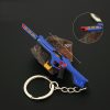 9cm Valorant Melee Reaver Weapon Model Keychain for Men Radiant Entertainment System Phantom Key Ring Fans 1 - Valorant Gifts