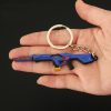 9cm Valorant Melee Reaver Weapon Model Keychain for Men Radiant Entertainment System Phantom Key Ring Fans - Valorant Gifts