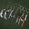 9cm Valorant Weapon Small Keychain Set of 20 Metal Material Weapon Model Keychain Game Peripheral Display 1 - Valorant Gifts