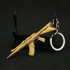 9cm Valorant Weapon Vandal Araxys Silver Metal Gun Material Weapon Model Swords Keychain Game Model Peripheral 1 - Valorant Gifts