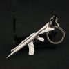 9cm Valorant Weapon Vandal Araxys Silver Metal Gun Material Weapon Model Swords Keychain Game Model Peripheral 2 - Valorant Gifts