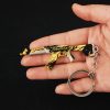 9cm Valorant Weapon Vandal Champions 2021 Metal Gun Material Weapon Model Sword Keychain Game Model Peripheral 1 - Valorant Gifts