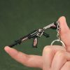 9cm Valorant Weapon Vandal Reaver Red Symphony Black Metal Material Model Swords Keychain Games Peripheral Display 3 - Valorant Gifts