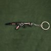 9cm Valorant Weapon Vandal Reaver Red Symphony Black Metal Material Model Swords Keychain Games Peripheral Display 4 - Valorant Gifts