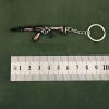 9cm Valorant Weapon Vandal Reaver Red Symphony Black Metal Material Model Swords Keychain Games Peripheral Display 5 - Valorant Gifts