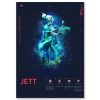 Hot Esports Gaming Valorant Anime Figure Posters Print Viper Reyna Canvas Painting Wall Art Pictures For 18 - Valorant Gifts