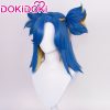 IN STOCK Neon Wig Cosplay Game Valorant Cosplay DokiDoki Women Short Blue Yellow Wig Neon Hair 1 - Valorant Gifts