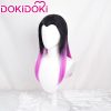 IN STOCK Reyna Wig Cosplay Game Valorant Cosplay DokiDoki Women Black Purple Long Hair Heat Resistant 1 - Valorant Gifts