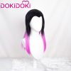 IN STOCK Reyna Wig Cosplay Game Valorant Cosplay DokiDoki Women Black Purple Long Hair Heat Resistant 2 - Valorant Gifts