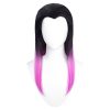 IN STOCK Reyna Wig Cosplay Game Valorant Cosplay DokiDoki Women Black Purple Long Hair Heat Resistant 4 - Valorant Gifts