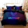 VALORANT Shooting Game Quilt Cover Twin Full Size With Pillowcase Home Textile Gift Bedding Set 9 - Valorant Gifts