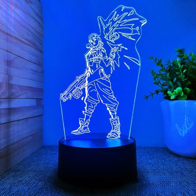 Valorant Figure Game Character Night Lamp Luminous Variable Color Ornaments Game Peripheral Display Model Figure Gifts 3 - Valorant Gifts