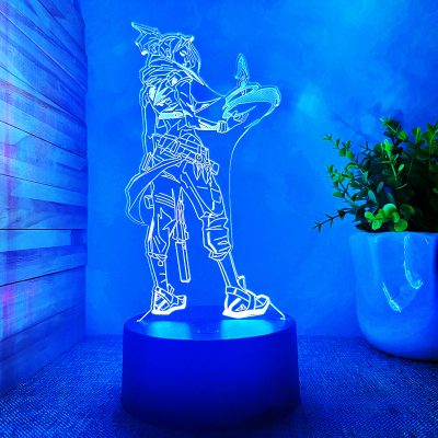 Valorant Figure Game Character Night Lamp Luminous Variable Color Ornaments Game Peripheral Display Model Figure Gifts 5 - Valorant Gifts