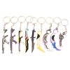 Valorant Melee Reaver 2 0 Karambit Keychain Game Peripheral M4 Samurai Dagger Model Metal Key Ring - Valorant Gifts