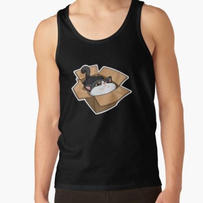 Cat In A Box Spray Tank Top Official Valorant Merch