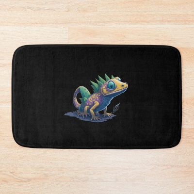 Gamer'S Perfect Illustration - Adorable Valorant Gekko Bath Mat Official Valorant Merch