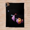 Gamer'S Perfect Illustration - Adorable Valorant Gekko Throw Blanket Official Valorant Merch