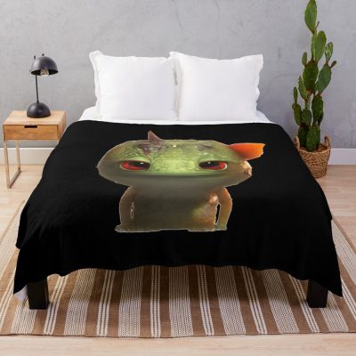 Gamer'S Perfect Illustration - Adorable Valorant Gekko Throw Blanket Official Valorant Merch