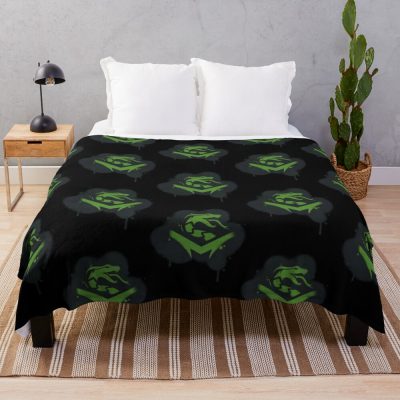 Coalition Cobra Spray Throw Blanket Official Valorant Merch