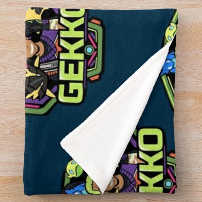 Gekko Badge Throw Blanket Official Valorant Merch