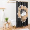 Cat In A Box Spray Shower Curtain Official Valorant Merch