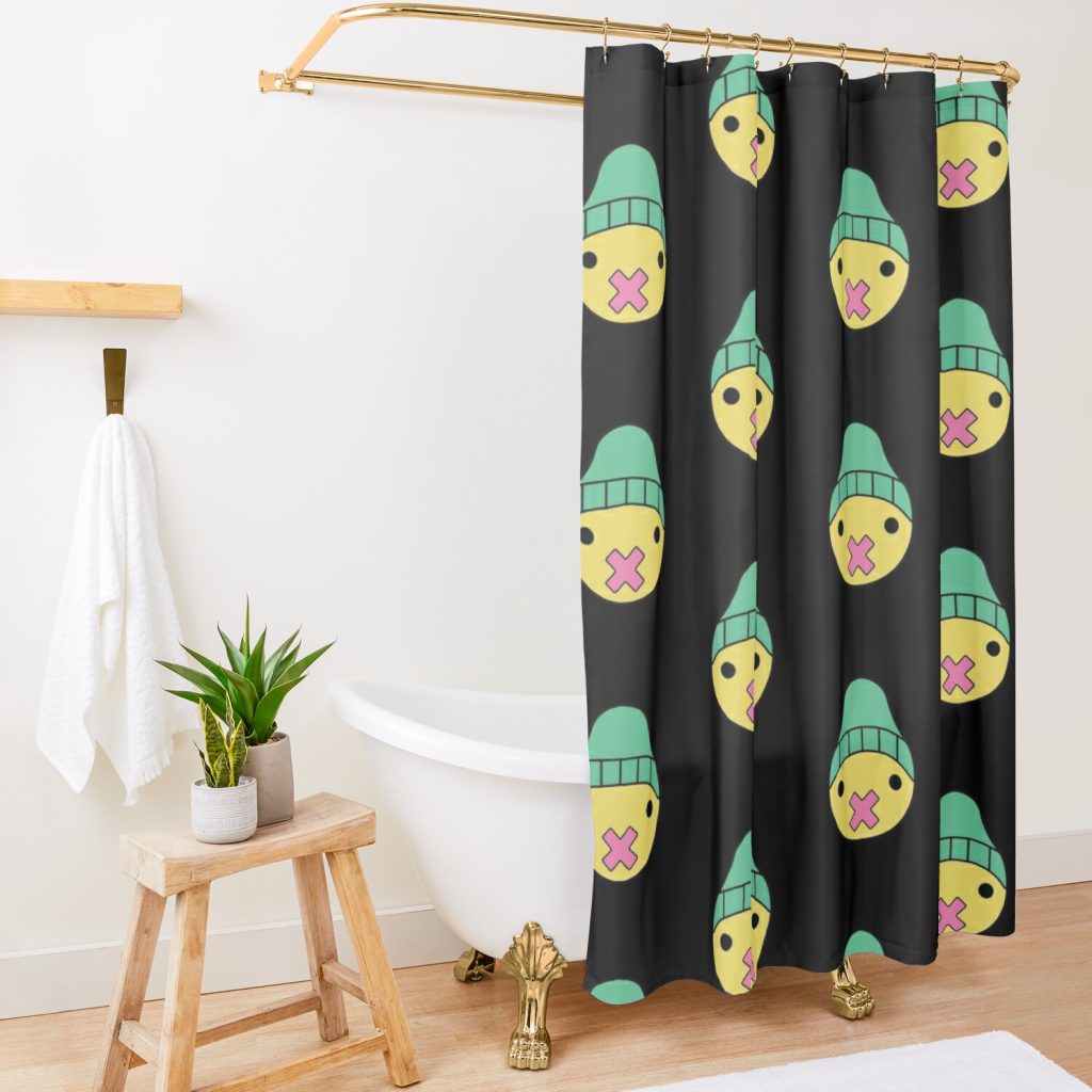 The Duckswarmer Shower Curtain Official Valorant Merch