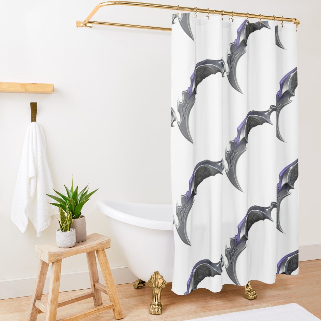 Reaver Karambit Spray Shower Curtain Official Valorant Merch