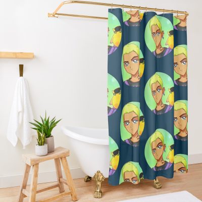 Gekko 90S Fan Art Shower Curtain Official Valorant Merch