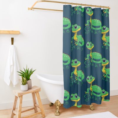 Gekko Shower Curtain Official Valorant Merch