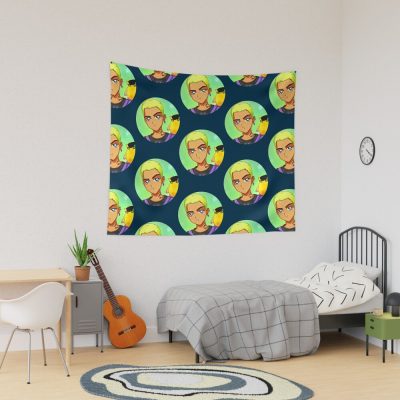 Gekko 90S Fan Art Tapestry Official Valorant Merch