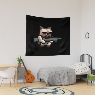 Sic' Em Spray Tapestry Official Valorant Merch