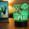 Hot Gaming Valorant Nightlight Killjoy Raze Viper Reyna Figure Colorful Table Lamp For Gamer Game Room 2 - Valorant Gifts