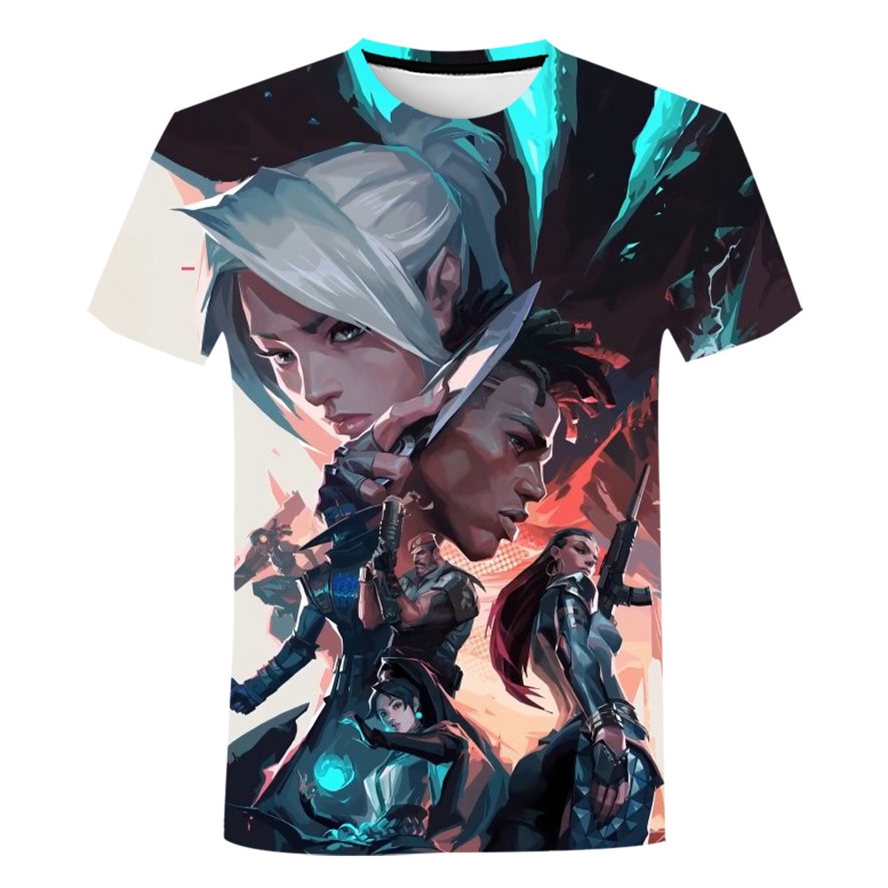 Valorant Cartoon Game 3D T-Shirt