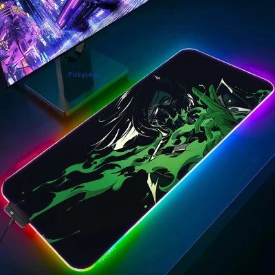 Valorant RGB Gaming Mousepad Big LED Gamer Mausepads PC Desk Mat Luminous Mouse Pad Large Keyboard 11 - Valorant Gifts