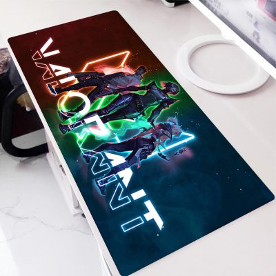 Hot Game Valorant HD Printing Mouse Pad Computer Pc Gamer Large Desk Pads Computer Lock Edge 12 1 - Valorant Gifts